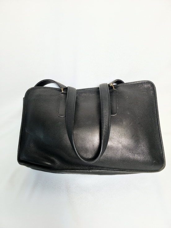 Coach Handbags - PROJECT Vintage Coach Marketing Tote Black Leather Laptop Briefcase Large Purse